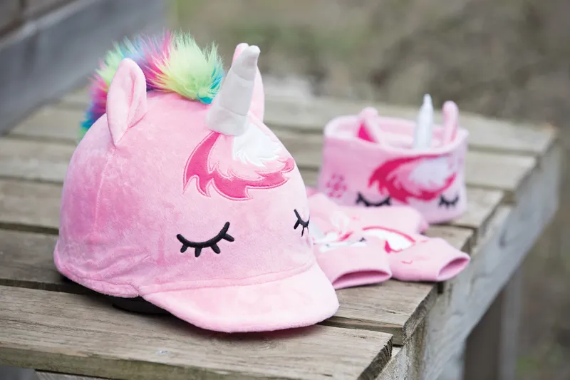 Equetech Unicorn Hat Cover Pink-1